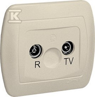 AAK/12 GN.ANT.RTV KOŃC.3,5DB BEŻ.