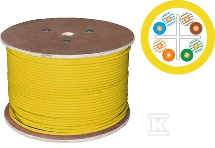 KABEL U/UTP KAT.6 LSOH 4X2X23AWG B2CA 50