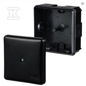 PUSZ.N/T 6-WYLOT.WKŁ.IP55 5X2.5 CZARNA