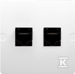 GN.KOMP/TELEF.RJ45+RJ11 BIAŁE BMF5T.0