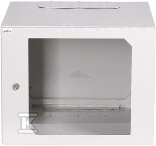 SZAFA19"9UX600X400,DRZ.Z SZYBĄ,ZEW,SZAR