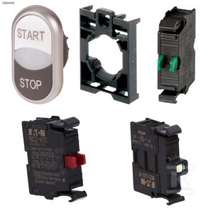 PRZYC.PODŚW.CZARNY START/STOP 24V