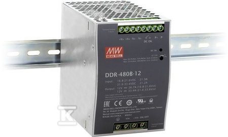 DDR-480B-48 PRZETWORNICA 480W 16.8~33.6V