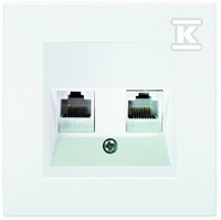 GN.T.INF1XRJ11+1XRJ45 KAT.5E KARRE BIAŁ