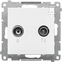 GN.ANTEN.R-TV PRZE. BIAŁY MAT SIMON55