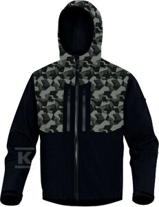BLUZA HORTEN2 CZARN/KAMUFL 3XL
