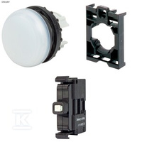 LAMP.SYGNAL.PŁASKA BIAŁA 230V