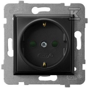 GN.1-KR.Z/U SCHUKO PRZE.CZARNY M.ARIA