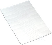 TABLICZ.Z TEK.DO.LASE.9,5 X 25 MM, BIA.