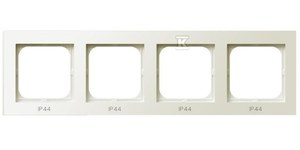 RAMKA 4-KR.ŁĄCZ.IP44 ECRU SONATA