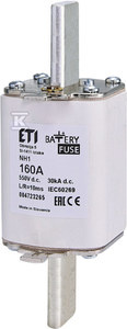 WKŁADKA M1 BAT/160A/550V DC