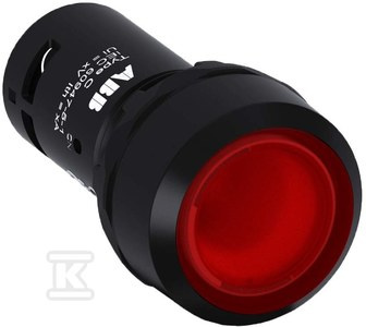CP1-11R-10-PRZYCISK WKLĘSŁY CZERWONY1N
