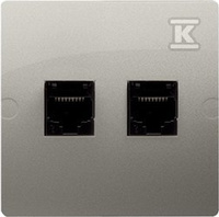 GN.KOMP.RJ45 K.5E+RJ11 WKĘ.SATYNA BASIC