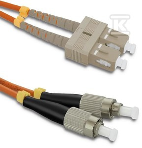 PATCHCORD SC/UPC-FC/UPC OM2 DUPLEX 1M