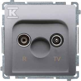 BMZAK10/1.01/43 GNIAZDO BASIC SREBRO M.