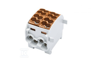 BLOK SCB 25-2 AL/CU 80120 BRĄZOWY