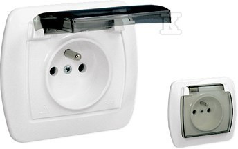 AGZ1BZ/11 GN.POJ.IP44 PRZE+OBUD.N/T BIA.