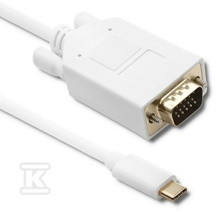 PRZEWÓD USB 3.1C/VGA 1M