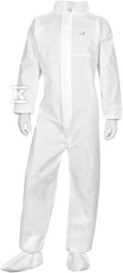 KOMBINEZON BEZ KAPTURA BIAŁY XXL