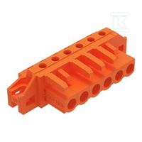 GNIAZDO THT, KON.KĄ.RA.5,08 MM, 6-BIEG.