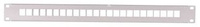 PATCH PANEL 12 PORT PUSTY (RAL 9005)