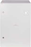 SZAFA19"15UX600X600,DRZ.PEŁNE,ZEW,SZARA