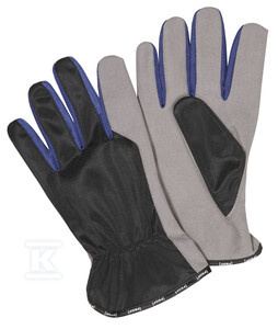 RĘKAWICE POLIESTER/ZAMSZ OD SPODU R.9