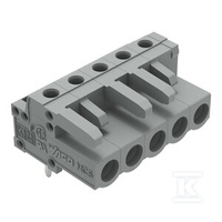 GNIAZDO THT, KON.KĄ.RA.5 MM, 5-BIEG., P