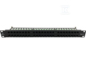 PATCH PANEL UTP KAT.6 48 PORTÓW LSA 1U