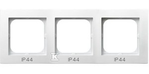 RAMKA 3-KR.DO ŁĄCZNIKA IP44 BIAŁY AS