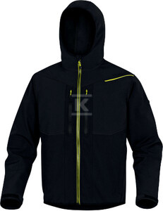 BLUZA HORTEN2 LIGHT CZRN/ŻŁT S