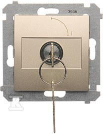 DW1K.01/44 ŁĄCZNIK SIMON54 ZŁOTY MAT