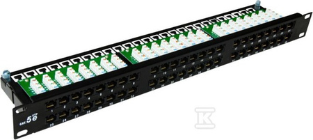 PATCH PANEL UTP KAT.5E 48 PORTÓW LSA 1U