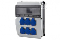 ROZ.CAJA 12M BICOLOR 6X230V