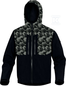 BLUZA HORTEN2 CZARNY/KAMUFLA L