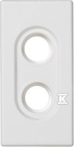 PŁYT.K45/2 RCA PUSTA 22,5X45 BIEL