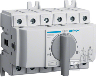 MODUŁOWY PRZEŁĄCZNIK ZASILANIA 3X80A