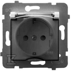 GN.1-KR.Z/U SCHUKO IP44 TRA. BIAŁY ARIA