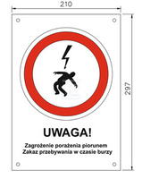 TABLICZKA OSTRZEGAWCZA