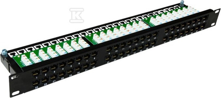 PATCH PANEL UTP KAT.6 48 PORTÓW LSA 1U