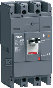 MCCB ROZŁĄCZNIK MOCY H3+P630 3X630A