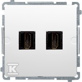 BMGHDMI2.01/11 GNIAZDO BASIC BIAŁY