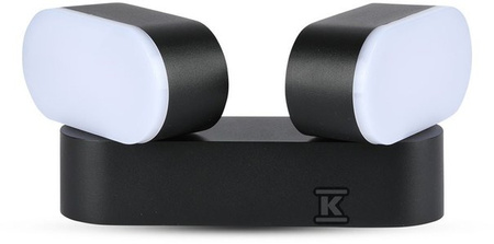 KINKIET LED VT-814 12W 3000K CZARNY