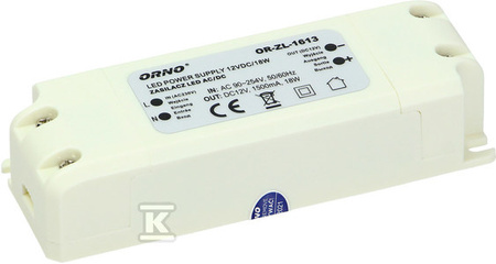 ZASILACZ LED 12VDC 18W, IP20