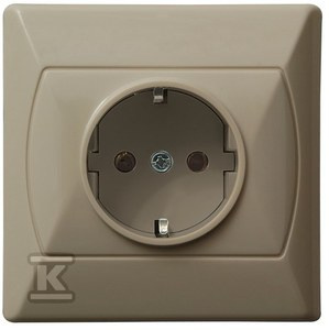 GN.1-KR.Z/U SCHUKO AKCENT BEŻ