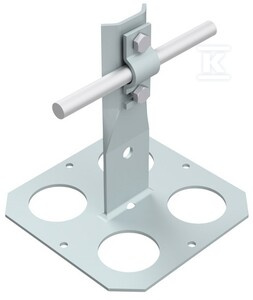 U.PRZYK.MET.PODS.Z OTWO.BLASZ.H=15CM OC