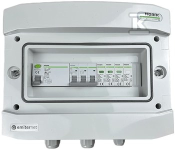 ROZDZ.PRZYŁ.AC IP65 AC T1+T2 32A 3F