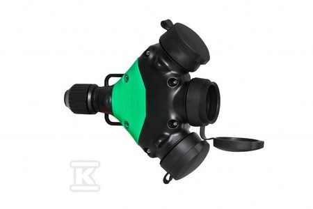 ROZGAŁ.GUMOWY 3X230 SCHUKO 16A IP44