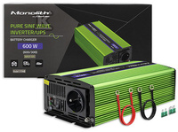 PRZETWORNICA UPS/300W/600W/12V NA 230V/C