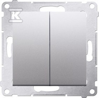 ŁĄCZ.ŚW.IP44+RAM.IP20/44 SR.MAT SIMON